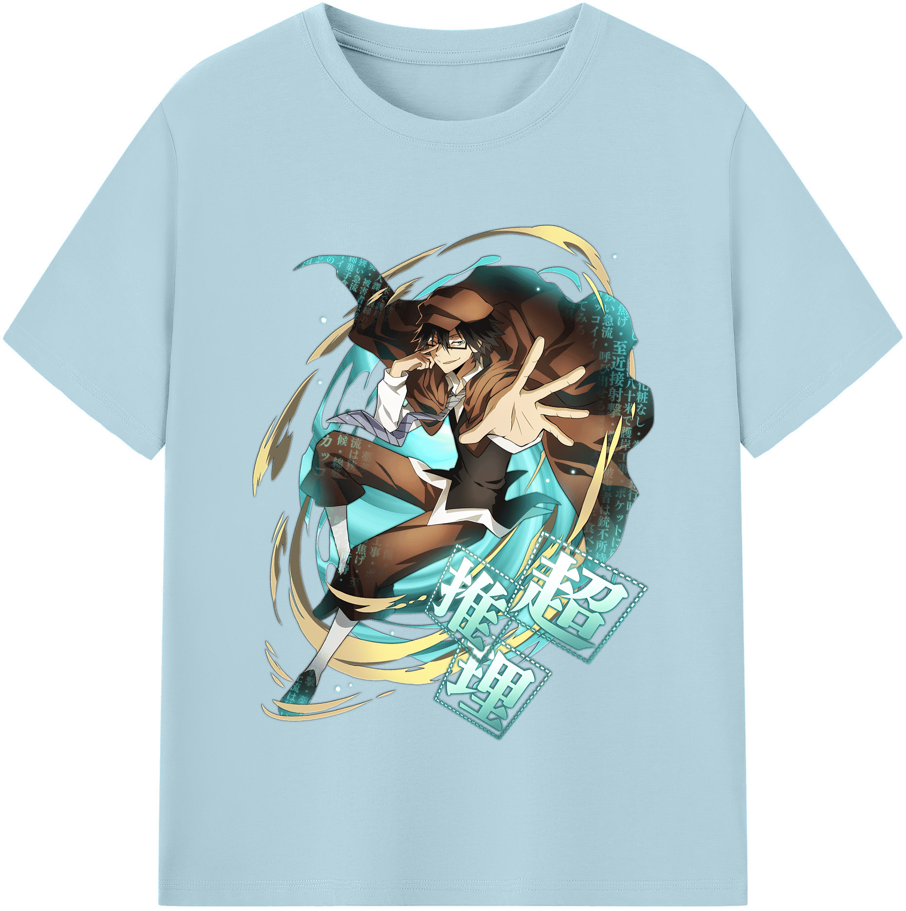 （画像用） 文豪ストレイドッグス Bungo Stray Dogs 綿100％半袖Tシャツ（フロントプリント）